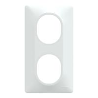 s320724 Schneider Electric White, 2 Gang, Ovalis C Series
