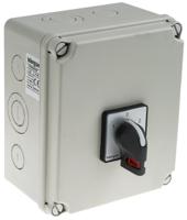 860-9557 RS PRO 2P Pole Isolator Switch - 32A Maximum Current, 15kW Power Rating, IP65