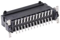 063209-063209-e ERNI SMC Series Straight Surface PCB Header, 26 Contact(s), 1.27 mm Pitch, 2 Row, Shrouded