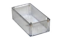 1591dtcl Hammond 1591T Series Polycarbonate General Purpose Enclosure, IP54, 150 x 46 x 81mm