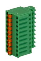 1881406 Phoenix Contact, 2.5mm Pitch, FK-MC 0.5/10-ST-2.5, 10 Way, , Pluggable Terminal Block, Plug, Cable Mount, Spring Cage