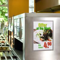 487323 Durable DURAFRAME® Silver A3 Smooth and rigid Information Frame, 445mm Height, 325mm Width