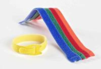 ec60250 Velcro Blue, Green, Orange, Red, Yellow Hook & Loop Tape, 12mm x 200mm