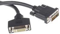 104-910-005 Van Damme, Male DVI-D Dual Link to Female DVI-D Dual Link Cable, 5m
