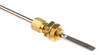 237-1663 RS PRO PT100 RTD Sensor, 4mm Dia, 150mm Long, 2 Wire, G1/8, Class B +250°C Max