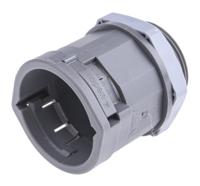 slnd-m329 PMA Straight, Conduit Fitting, 32mm Nominal Size, M32, PA 6, Grey IP66 rating