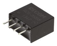 roe-0505s Recom ROE DC-DC Converter, 5V dc/ 200mA Output, 4.5 → 5.5 V dc Input, 1W, Through Hole, +85°C Max Temp -40°C Min