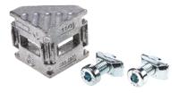 3842529383 Bosch Rexroth M8 Angle Bracket, Connecting Component, Strut Profile 40 mm, Groove Size 10mm