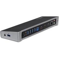 usb3dockh2dp StarTech.com Triple Monitor 4K USB 3.0 Docking Station with DisplayPort, HDMI - 5 x USB ports, USB A, USB B
