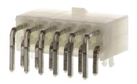 39-30-1120 Molex Mini-Fit Jr Series Right Angle Through Hole PCB Header, 12 Contact(s), 4.2 mm Pitch, 2 Row, Shrouded