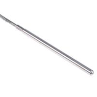 d03516 Correge PT100 RTD Sensor, 6mm Dia, 100mm Long, 2 Wire, Probe, Classe A +400°C Max