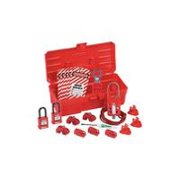 psl-kt-cona Panduit Red 6-Lock Lockout Kit, 25mm Shackle