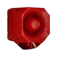 7022111ful-0033 Eaton Red Sounder Beacon, 230 V ac, IP66, Wall Mount, 110dB at 1 Metre