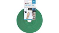 vel-ow64106 VELCRO® Green Hook & Loop Tape, 10mm x 25m