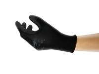 48126100 Ansell Edge Black Polyester Work Gloves, Size 10, Polyurethane Coating