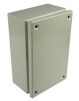 122-030 RS PRO Grey Steel Junction Box, IP66, 300 x 200 x 120mm