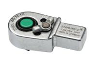 58253004 STAHLWILLE Serie 725 Series Square Ratchet Insert Tool, 17.5 mm, 9 x 12mm Insert, Black Oxidized Finish