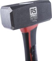 125-0941 RS PRO Carbon Steel Lump Hammer with Fibreglass Handle, 1kg