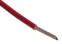 6714-rd001 Alpha Wire Ecogen Ecowire Series Red 0.52 mm² Hook Up Wire, 20 AWG, 10/0.25 mm, 305m, MPPE Insulation, 6714 RD001