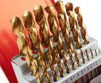 213-512 RS PRO 25-Piece Twist Drill Bit Set for Metal, 13mm Max, 1mm Min, HSS-G Bits