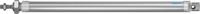 dsnu-25-320-ppv-a Festo 320 mm Pneumatic Cylinder - 34721 DSNU Series, Double Acting Acting