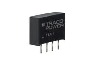 tea-1-0505 TRACOPOWER TEA 1 DC-DC Converter, 5V dc/ 200mA Output, 4.5 → 5.5 V dc Input, 1W, Through Hole, +85°C Max Temp