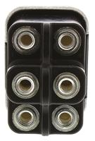t9-cs2-21 Otto Toggle Switch, Panel Mount, On-Off-On, DPDT, Screw Terminal