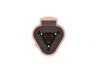 dt04-3p-te09 TE Connectivity, DT04-3P Automotive Connector Plug Brown Cable 3 Way, Cable Termination DT04-3P-TE09