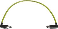 09470304026 HARTING, 2m Cat5, Green RJ45 to Male RJ45 Male, U/FTP Shielded, Terminated PVC Sheath