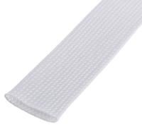 408-255 RS PRO Expandable Braided PET Grey Cable Sleeve, 50mm Diameter, 5m Length