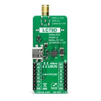 mikroe-4673 MikroElektronika GNSS 8 Click LC79DA GNSS, GPS Add On Board for mikroBUS socket 1602GHz MIKROE-4673