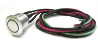 175-8527 RS PRO Illuminated Push Button Switch, Momentary, Panel Mount, 16mm Cutout, SPST, Red LED, 36V dc, IP67