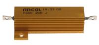 hs50-20r-j Arcol, 20Ω 50W Wire Wound Chassis Mount Resistor HS50 20R J ±5%