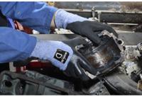 3458203-11 Mapa KRYTECH 582 Black, Blue High Density Polyethylene Nitrile Work Gloves, Size 11
