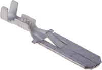 61316-1 TE Connectivity FASTIN-FASTON .250 Uninsulated Male Spade Connector, Tab, 6.35 x 0.81mm Tab Size, 0.3mm² to 0.8mm²