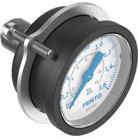 pagn-p-40-16m-g14 Festo G 1/4 Analogue Pressure Gauge 16bar Panel 40mm Outside Diameter