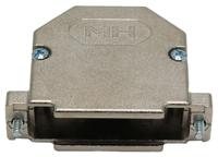mhdu45zk25-k MH Connectors MHDU45 Series Zinc Angled D Sub Backshell, 25 Way, Strain Relief