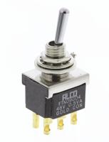 ftn09g04 TE Connectivity Toggle Switch, Panel Mount, On-On, DPDT, Solder Terminal, 250V