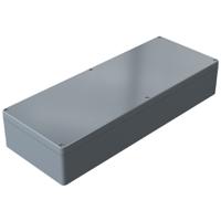 01236011 Rose Aluminium Standard Series Grey Die Cast Aluminium Enclosure, IP66, IK09, Grey Lid, 600 x 230 x 110mm