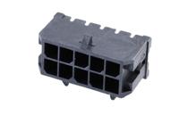 43045-1000 Molex Micro-Fit 3.0 Series Right Angle Through Hole PCB Header, 10 Contact(s), 3 mm Pitch, 2 Row, Shrouded