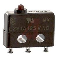 12sx1-t Honeywell Pin Plunger Micro Switch, Solder Terminal, 1 A @ 125 V ac, SP-CO