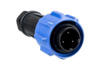 px091103p Bulgin Circular Connector, 3 Contacts, Cable, Standard Connector, Plug, Male, IP68, Buccaneer 900 Series