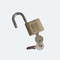 195-8245 RS PRO Key Brass, Stainless Steel Padlock, Keyed Alike, 6mm Shackle, 40mm Body