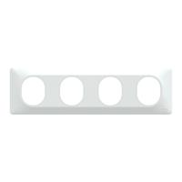 s320708 Schneider Electric White, 4 Gang, Ovalis C Series