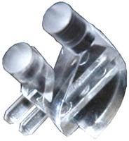 515-1061f 515-1061F Dialight, PCB Mounted 2-Way Right Angle LED Light Pipe, Bi-Level-Row Clear Dome Lens