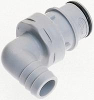 hfcd23812 Colder Products Hose Connector, Elbow Hose Tail Coupling 1/2in ID, 4.2 bar