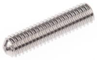 137-736 Plain Stainless Steel Hex Socket Set M3 x 12mm Grub Screw