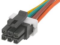45132-0601 Molex 6 Way Female Micro-Fit TPA to 6 Way Female Micro-Fit TPA Wire to Board Cable, 150mm