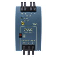 ml70100 PULS MiniLine MLY Switched Mode DIN Rail Power Supply, 220 → 240 V ac / 290V dc ac, dc Input, 24V dc dc Output,
