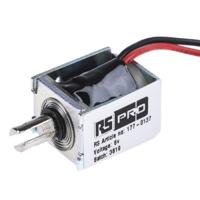 177-0137 RS PRO Linear Solenoid, 6 V dc, 16 x 13 x 20 mm